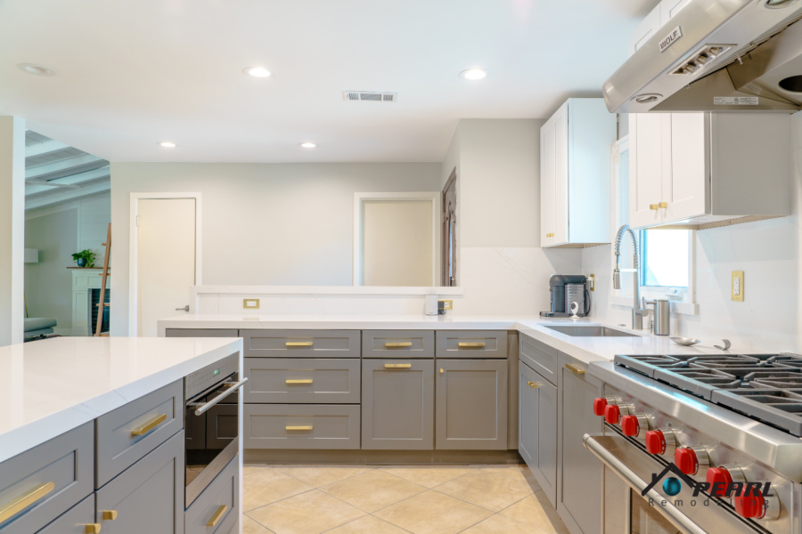 Kitchen Remodel and Powder Room in Northridge (2059)