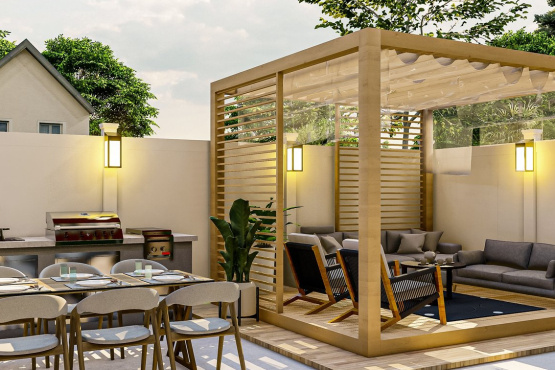 Freestanding Patio Cover (#2533)| Pearl Remodeling