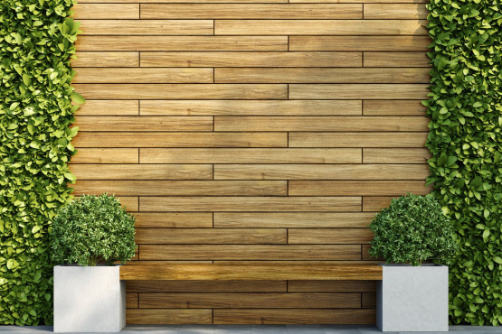 Garden Wall and Bench (#2543) | Pearl Remodeling
