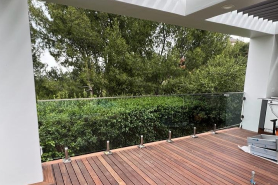 Patio Deck with White Cover (#2537)| Pearl Remodeling