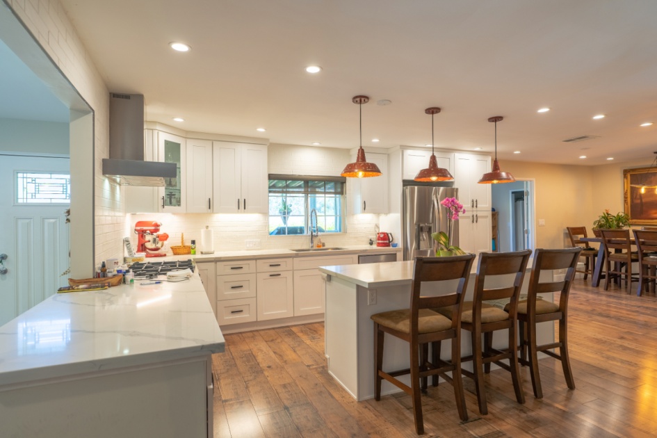 Kitchen and Living Room Remodeling in Calabasas (2190)