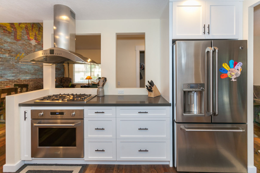 Kitchen and living room Remodel in Oak Park (1479)