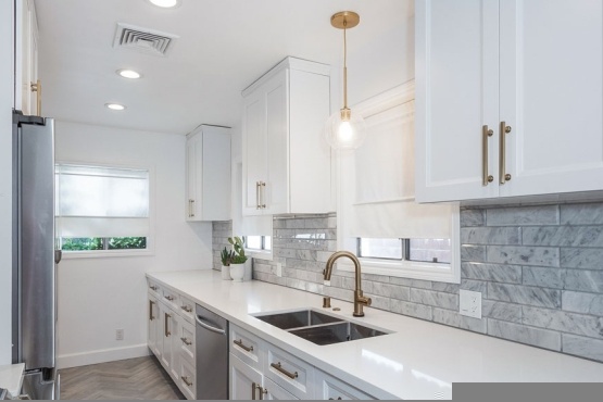 All White Kitchen Remodel in Los Angeles  (#1249)| Pearl Remodeling