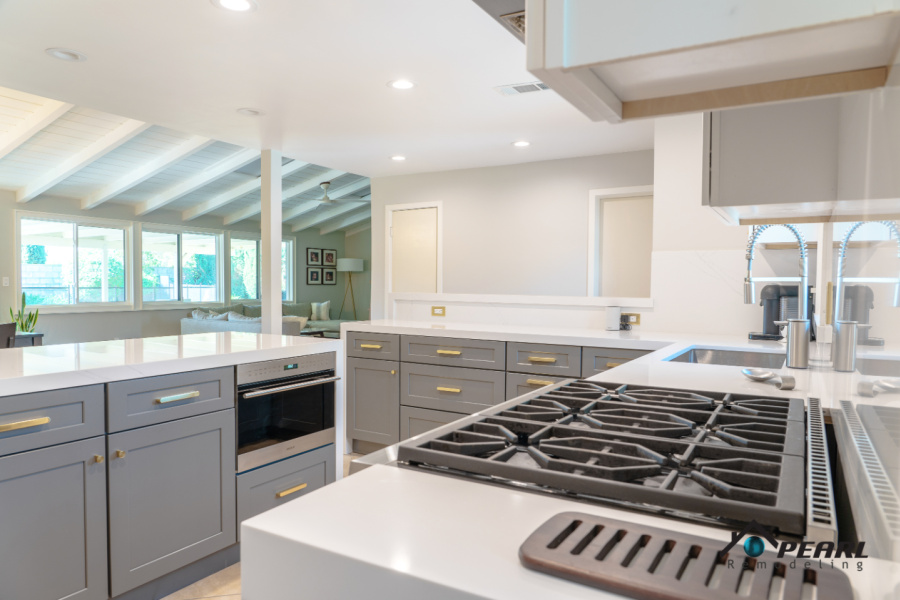 Kitchen Remodel and Powder Room in Northridge (2065)