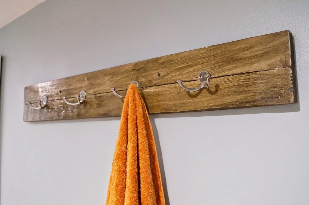 inexpensive bathroom renovation towel rack
