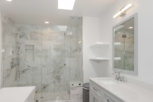 Whole Bathroom Remodel in Encino | Pearl Remodeling